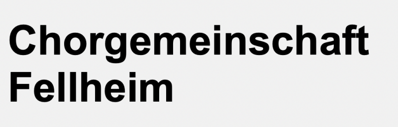Chorgemeinschaft Fellheim